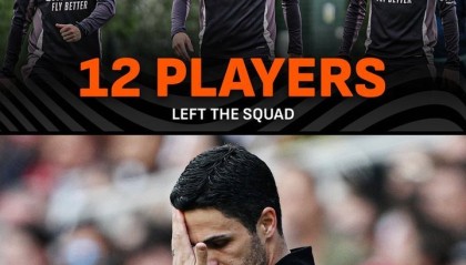 乐鱼体育-阿森纳今夏放走12名球员，但转会收入却不到900万英镑😵‍💫