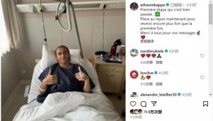 乐鱼网站-姆巴佩弟弟伊桑社媒晒照：手术顺利完成，感谢大家的祝福