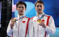 杨昊练俊杰奥运首秀夺金 无愧男双10米台最强组合