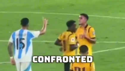 乐鱼平台-互怼！冈萨雷斯指向世界杯冠军徽章，派斯以1-0手势回应